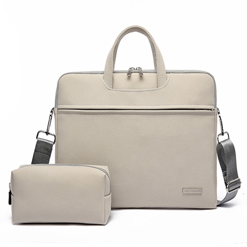 BB Women Leather Laptop Bag Notebook Carrying Case