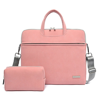 BB Women Leather Laptop Bag Notebook Carrying Case