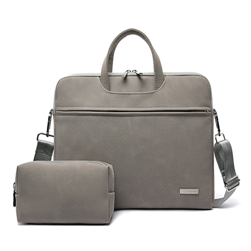 BB Women Leather Laptop Bag Notebook Carrying Case