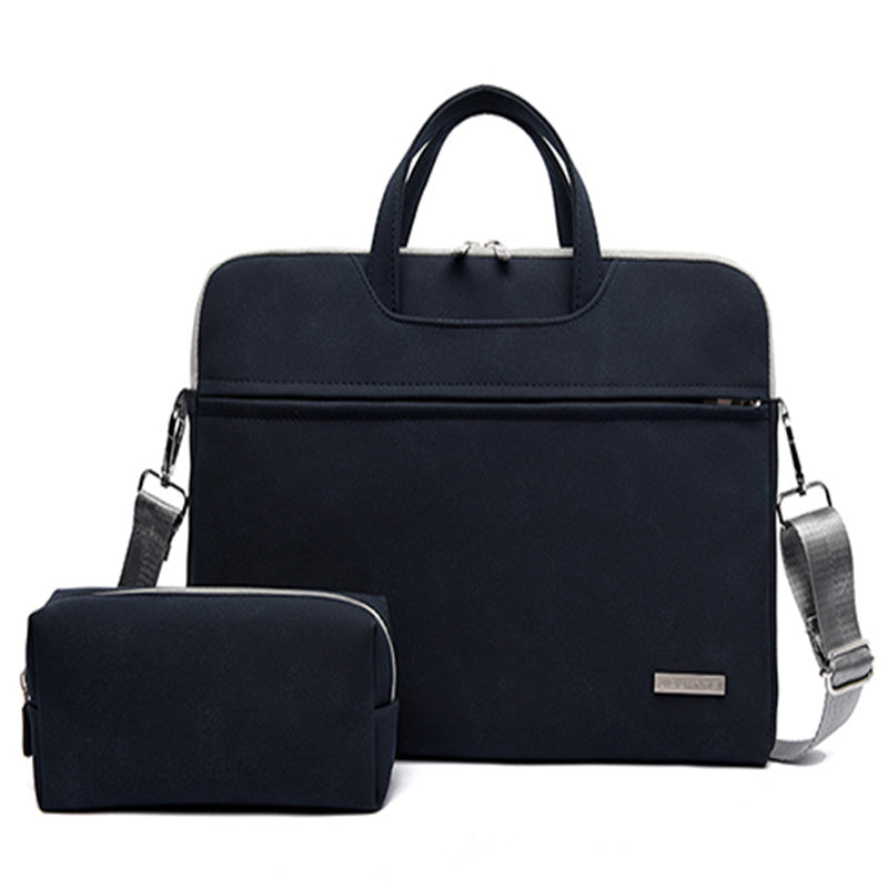BB Women Leather Laptop Bag Notebook Carrying Case